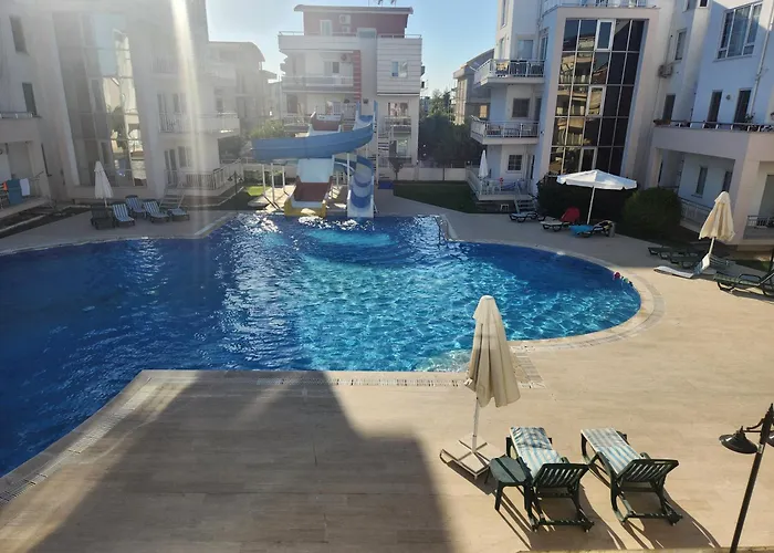 Antalya 4 Nirvana Club First Floor Two Bedrooms Pool View With Water Slide Close To Center - Park 公寓 贝莱克