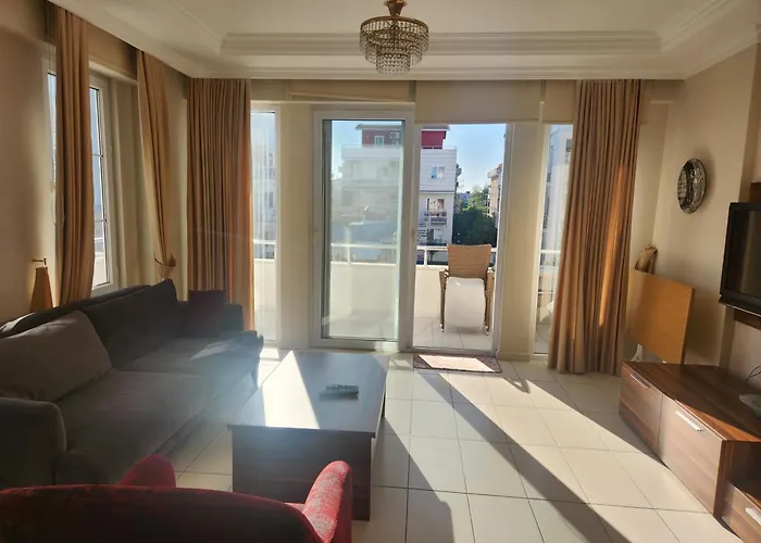 公寓 Antalya 4 Nirvana Club First Floor Two Bedrooms Pool View With Water Slide Close To Center - Park